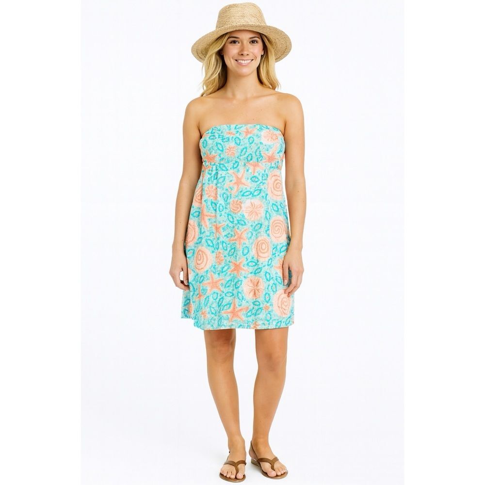 Lilly Pulitzer Sabrina Dress Caribbean Blue Strapless Size 4 NWT $182 - Picture 1 of 13